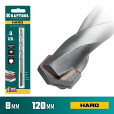 KRAFTOOL 8 х 120 мм, специальное cверло по твёрдым материалам HARD 29177-120-8 KRAFTOOL 8 х 120 мм, специальное cверло по твёрдым материалам HARD 29177-120-8