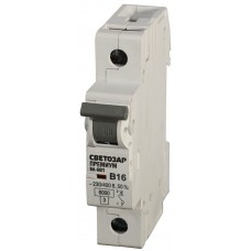 СВЕТОЗАР 50 А, 230/400 B, 6 kA, 1-полюсной, "B", автоматический выключатель "ПРЕМИУМ" SV-49011-50-B СВЕТОЗАР 50 А, 230/400 B, 6 kA, 1-полюсной, "B", автоматический выключатель "ПРЕМИУМ" SV-49011-50-B