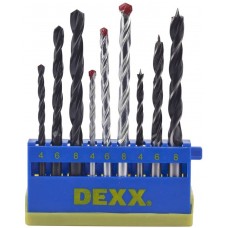 DEXX 9 шт., комбинированный набор сверл 2970-H9_z01 DEXX 9 шт., комбинированный набор сверл 2970-H9_z01