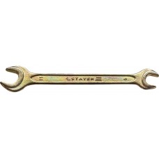 STAYER 9х11 мм, Hi-Q Сталь, оцинкованный, гаечный ключ рожковый 27038-09-11 Master STAYER 9х11 мм, Hi-Q Сталь, оцинкованный, гаечный ключ рожковый 27038-09-11 Master