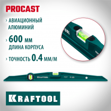 KRAFTOOL PROCAST 600 мм, Литой уровень (34717-060) KRAFTOOL PROCAST 600 мм, Литой уровень (34717-060)