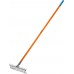 Садовые грабли GRINDA PROLine PS-12 FIBER нержавеющая сталь 12 витых зубцов 380х100х1530 мм фиберглассовый черенок (39482-12)