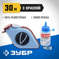ЗУБР 30 м, набор, краска 50 гр., нить разметочная в наборе с синей краской 4-06375-H2 ЗУБР 30 м, набор, краска 50 гр., нить разметочная в наборе с синей краской 4-06375-H2