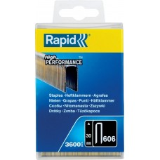 RAPID тип 55 (C / 14 / 606), 30 мм, 3600 шт., скобы узкие, супертвердые, закаленные 40303096 RAPID тип 55 (C / 14 / 606), 30 мм, 3600 шт., скобы узкие, супертвердые, закаленные 40303096