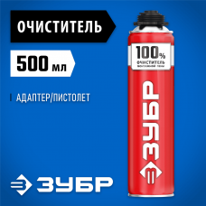 ЗУБР 500 мл, адаптер/пистолет, очиститель монтажной пены 41149 ЗУБР 500 мл, адаптер/пистолет, очиститель монтажной пены 41149