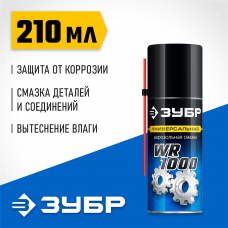 ЗУБР WR-1000 210 мл, средство для тысячи применений, многофункциональная аэрозольная смазка, Профессионал (41440) ЗУБР WR-1000 210 мл, средство для тысячи применений, многофункциональная аэрозольная смазка, Профессионал (41440)