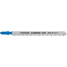 STAYER по металлу (листовой, алюм. профиль), EU-хвостовик, шаг 1.2 мм, 110 мм, 2 шт., полотна для эл/лобзика HSS 159951-1.2_z02 Professional STAYER по металлу (листовой, алюм. профиль), EU-хвостовик, шаг 1.2 мм, 110 мм, 2 шт., полотна для эл/лобзика HSS 159951-1.2_z02 Professional