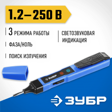 ЗУБР 70-250 В/70-1000 В, 3 режима работы, 145 мм, тестер напряжения 45230 ЗУБР 70-250 В/70-1000 В, 3 режима работы, 145 мм, тестер напряжения 45230