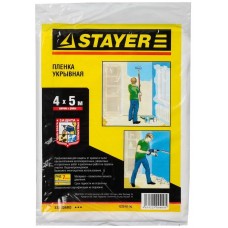 STAYER 4 х 5 м, 7 мкм, пленка укрывная 1225-07-05 STAYER 4 х 5 м, 7 мкм, пленка укрывная 1225-07-05