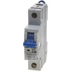 СВЕТОЗАР 40 A, "C", 400 В, 6 kA, 1-полюсной, автоматический выключатель SV-49061-40-C СВЕТОЗАР 40 A, "C", 400 В, 6 kA, 1-полюсной, автоматический выключатель SV-49061-40-C