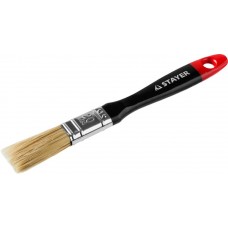 STAYER 20 мм, 3/4", щетина натуральная светлая, кисть плоская UNIVERSAL-PROFI 0104-020 STAYER 20 мм, 3/4", щетина натуральная светлая, кисть плоская UNIVERSAL-PROFI 0104-020
