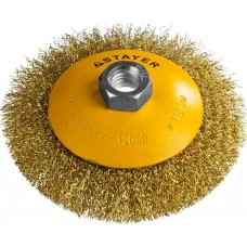 STAYER Ø 115 мм, щетка коническая для УШМ 35133-115 Профессионал STAYER Ø 115 мм, щетка коническая для УШМ 35133-115 Профессионал