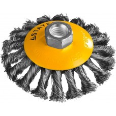 STAYER Ø 100 мм, щетка коническая для УШМ 35135-100 Профессионал STAYER Ø 100 мм, щетка коническая для УШМ 35135-100 Профессионал