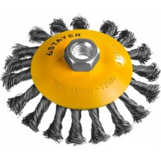 STAYER Ø 115 мм, щетка коническая для УШМ 35135-115 Профессионал STAYER Ø 115 мм, щетка коническая для УШМ 35135-115 Профессионал