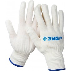 ЗУБР L-XL, 13 класс, х/б, перчатки трикотажные тонкие, без покрытия 11450-XL Профессионал ЗУБР L-XL, 13 класс, х/б, перчатки трикотажные тонкие, без покрытия 11450-XL Профессионал