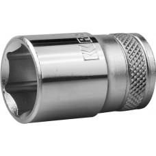KRAFTOOL 1/2", 16 мм, Cr-V сталь, хромированная, торцовая головка 27805-16_z01 KRAFTOOL 1/2", 16 мм, Cr-V сталь, хромированная, торцовая головка 27805-16_z01