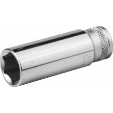 KRAFTOOL 1/4", 8 мм, Cr-V сталь, хромированная, торцовая головка 27817-08_z01 KRAFTOOL 1/4", 8 мм, Cr-V сталь, хромированная, торцовая головка 27817-08_z01
