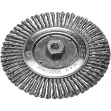 STAYER Ø 175 мм, проволока 0.5 мм, щетка дисковая для УШМ 35192-175 STAYER Ø 175 мм, проволока 0.5 мм, щетка дисковая для УШМ 35192-175