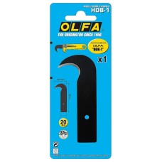 OLFA 90х39.5х0,8 мм, лезвие-крюк для ножа OL-HOB-1 OLFA 90х39.5х0,8 мм, лезвие-крюк для ножа OL-HOB-1