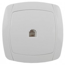 СВЕТОЗАР 16А/~250В, белый, одинарная телефонная розетка "CITY LIGHT" SV-54217-W СВЕТОЗАР 16А/~250В, белый, одинарная телефонная розетка "CITY LIGHT" SV-54217-W
