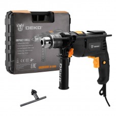 Дрель ударная сетевая DEKO DKID600W в кейсе, 600 Вт, 50 Нм, 2800 об/мин, 44800 уд/мин 063-4126 Дрель ударная сетевая DEKO DKID600W в кейсе, 600 Вт, 50 Нм, 2800 об/мин, 44800 уд/мин 063-4126