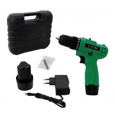 Дрель-шуруповерт аккумуляторная Zitrek Green 12-Li-ion Plus (12В, 2 Li-ion аккумулятора, бита, кейс) 063-4042 Дрель-шуруповерт аккумуляторная Zitrek Green 12-Li-ion Plus (12В, 2 Li-ion аккумулятора, бита, кейс) 063-4042