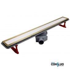 Лоток душевой PESTAN Confluo Premium Line 300 White Glass Gold