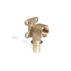 Угольник настенный с внутренней резьбой 16-1/2" квадратный фланец RX+ (бронза) Угольник настенный с внутренней резьбой 16-1/2" квадратный фланец RX+ (бронза)