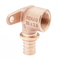 Угольник настенный с внутренней резьбой 20-1/2" короткий RX+ (бронза) Угольник настенный с внутренней резьбой 20-1/2" короткий RX+ (бронза)