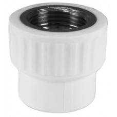 Муфта комб. внутр.р. PP-R Ø25x1/2" VALFEX Белый (25/100) Муфта комб. внутр.р. PP-R Ø25x1/2" VALFEX Белый (25/100)