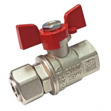 Кран шар. с накидной гайкой Ø1/2" внутр./внутр. бабочка VALFEX (56/14) Кран шар. с накидной гайкой Ø1/2" внутр./внутр. бабочка VALFEX (56/14)