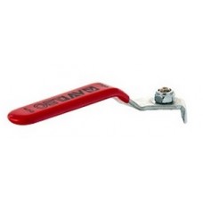 Ручка для крана Ø1½" стальн. красная VALTEC Base