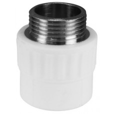 Муфта комб. нар.р. PP-R Ø25x1/2" VALFEX Белый (25/100) Муфта комб. нар.р. PP-R Ø25x1/2" VALFEX Белый (25/100)