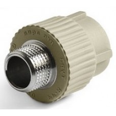Муфта комб. нар.р. PP-R Ø25х1/2" PRO AQUA Серый (10/150) Муфта комб. нар.р. PP-R Ø25х1/2" PRO AQUA Серый (10/150)