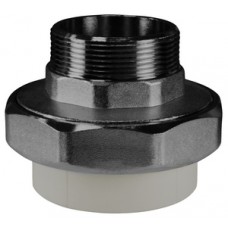 Муфта комб. разб. нар.р. PP-R Ø25x3/4" VALFEX Серый (25/100) Муфта комб. разб. нар.р. PP-R Ø25x3/4" VALFEX Серый (25/100)