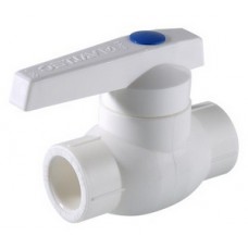Кран шаровой PP-R гор.вода Ø63 VALTEC Белый (10) Кран шаровой PP-R гор.вода Ø63 VALTEC Белый (10)
