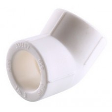 Уголок PP-R Ø25*45° VALTEC Белый (10/320) Уголок PP-R Ø25*45° VALTEC Белый (10/320)