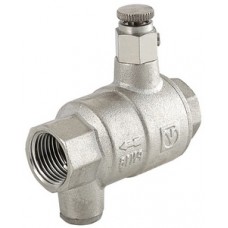Обратный клапан с дренажем и воздухоотводчиком Ø3/4" внутр.р. VALTEC (8/32) Обратный клапан с дренажем и воздухоотводчиком Ø3/4" внутр.р. VALTEC (8/32)