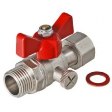 Кран шар. для подключения манометра Ø1/2"х1/4" внутр./нар. VALTEC (10/160) Кран шар. для подключения манометра Ø1/2"х1/4" внутр./нар. VALTEC (10/160)