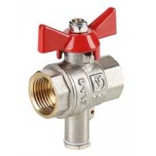 Кран шар. для подкл. датчика темп. Ø1/2" VALTEC (16/144) Кран шар. для подкл. датчика темп. Ø1/2" VALTEC (16/144)