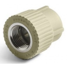 Муфта комб. внутр.р. PP-R Ø32х3/4" PRO AQUA Серый (10/80) Муфта комб. внутр.р. PP-R Ø32х3/4" PRO AQUA Серый (10/80)