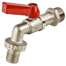 Кран шар. водоразборный Ø1/2" нар.р. VALTEC (10/80) Кран шар. водоразборный Ø1/2" нар.р. VALTEC (10/80)