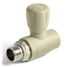 Кран шаровой с полусгоном PP-R прямой Ø20х1/2" PRO AQUA Серый (60) Кран шаровой с полусгоном PP-R прямой Ø20х1/2" PRO AQUA Серый (60)