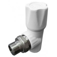 Вентиль с полусгоном PP-R Ø25х3/4" угловой VALFEX Белый (10/40)