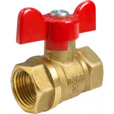 Кран шар. Ø3/4" внутр./внутр. бабочка VALFEX OPTIMA (24/96) Кран шар. Ø3/4" внутр./внутр. бабочка VALFEX OPTIMA (24/96)