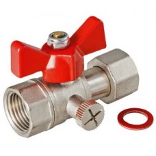 Кран шар. для подключения манометра Ø1/2"х1/4" внутр./внутр. VALTEC (10/160) Кран шар. для подключения манометра Ø1/2"х1/4" внутр./внутр. VALTEC (10/160)