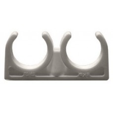Опора двойная PP-R Ø25х27 VALFEX Серый (100/400) Опора двойная PP-R Ø25х27 VALFEX Серый (100/400)