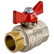 Кран шар. Ø3/4" внутр./нар. бабочка VALTEC Base (10/120) Кран шар. Ø3/4" внутр./нар. бабочка VALTEC Base (10/120)