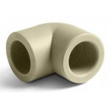 Уголок PP-R Ø25*90° PRO AQUA Серый (50/200) Уголок PP-R Ø25*90° PRO AQUA Серый (50/200)