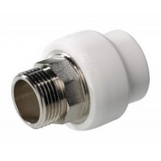 Муфта комб. нар.р. PP-R под ключ Ø50х1½" VALTEC Белый (5/40) Муфта комб. нар.р. PP-R под ключ Ø50х1½" VALTEC Белый (5/40)
